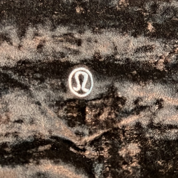 Choclate Crushed Velvet Lululemon Leggings - Picture 3 of 4